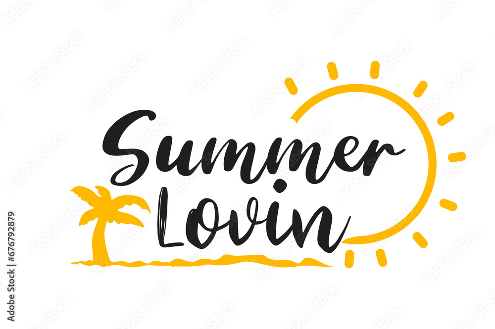 Fototapeta premium Summer Typography Design