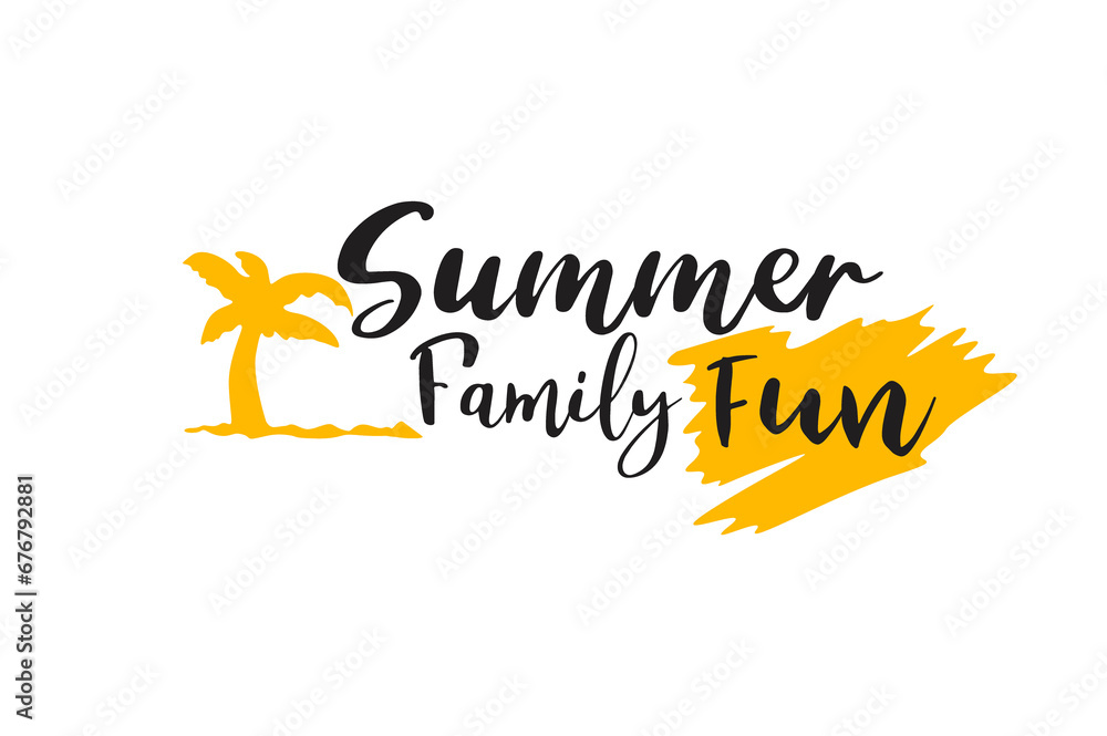 Obraz premium Summer Typography Design