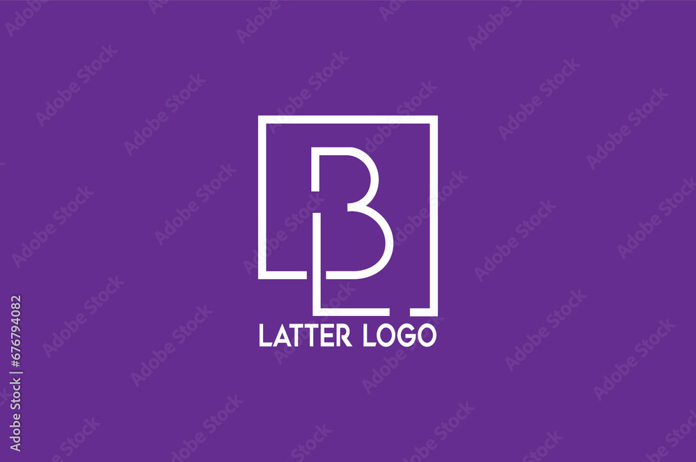 Latter, LB logo design Latter, LB logo design