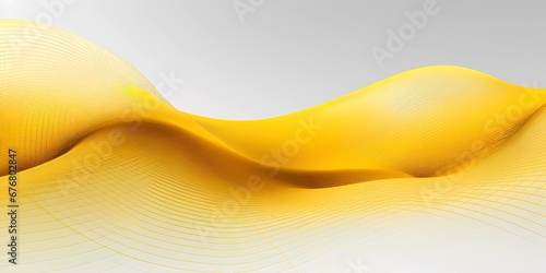 Yellow Wave of dots and weave lines. Abstract background. Network connection structure.