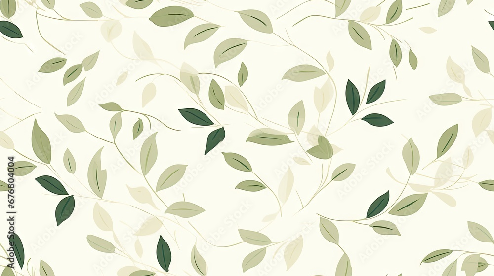 a close up of a wallpaper with green leaves on a white background and a light green background with green leaves on a white background. generative ai a close up of a wallpaper with green leaves on a white background and a light green background with green leaves on a white background. generative ai