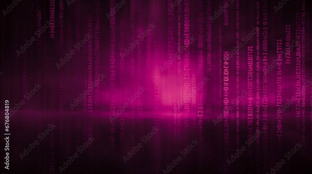 Purple futuristic technology background with binary code Purple futuristic technology background with binary code