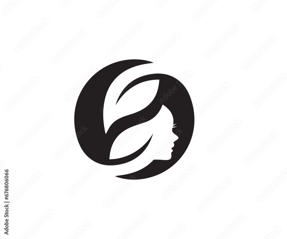Beauty face logo design vector template Beauty face logo design vector template