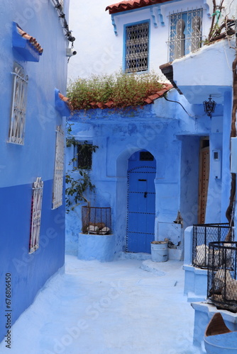 Alleys of Chefchaouen Blue City  © Morocco lens