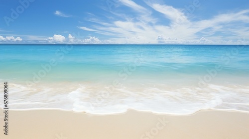 a beach with turquoise water and white sand © Amena