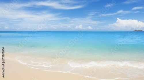 a beach with turquoise water and white sand