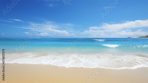 a beach with turquoise water and white sand