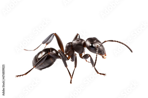 Closeup of an ant on a white background © danter