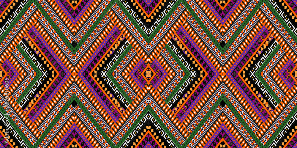 seamless ethnic pattern design.Geometric ethnic oriental ikat pattern traditional Design.ethnic oriental pattern,fabric,embroidery.Mexican pattern.merican pattern.latin african.indian fabric.Mexican