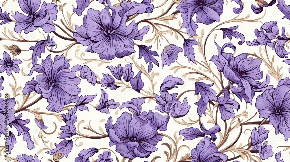 a purple flower on a white background with a brown line in the middle of the image and a brown line in the middle of the image. generative ai a purple flower on a white background with a brown line in the middle of the image and a brown line in the middle of the image. generative ai