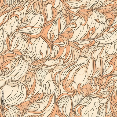 "Serenity in Stitches: Subtle Organic Seamless Patterns Unveiled."Generated Ai.
