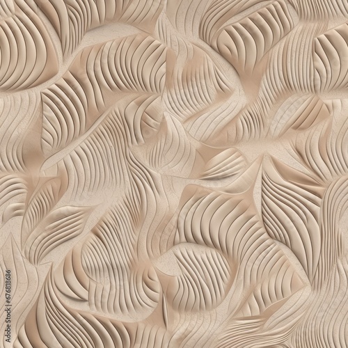 "Organic Elegance: Subtle Seamless Pattern Delicately Crafted" Generated Ai.