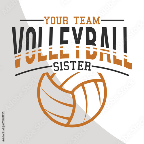 Volleyball Family Svg, Your Team Cut File, Your Team Volleyball, Digital File, Clip Art, Svg