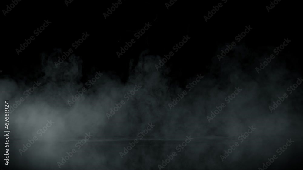 Super Slow Motion Shot of Atmospheric Smoke Slowly Floating on Black Background at 1000fps. Super Slow Motion Shot of Atmospheric Smoke Slowly Floating on Black Background at 1000fps.