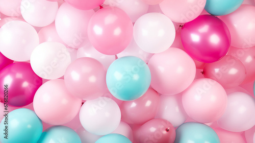 Colorful Balloons Background for Joyful Celebrations and Events