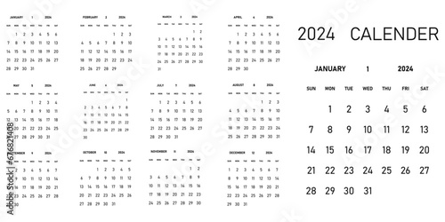 calendar for 2024