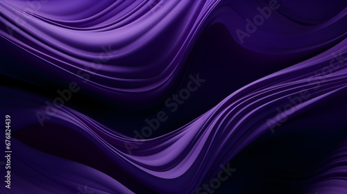 Abstract 3D Background of fluid Shapes in dark purple Colors. Dynamic Template for Product Presentation