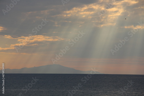 sunset over the sea © Burak OK