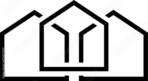 real estate icon and logo 