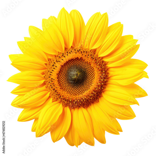 Vibrant Sunflower with Bright Yellow Petals