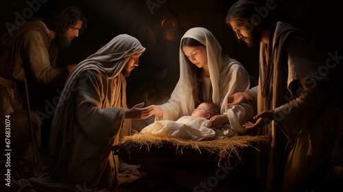 Nativity of Jesus Christ. photo