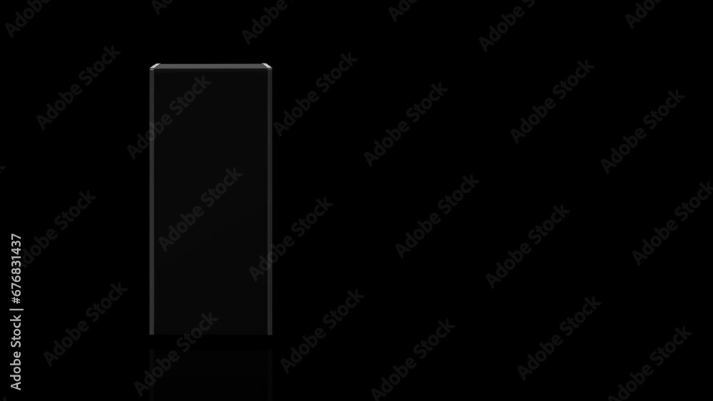 Green Arcade Machine turns on itself - loop animation - black background Green Arcade Machine turns on itself - loop animation - black background