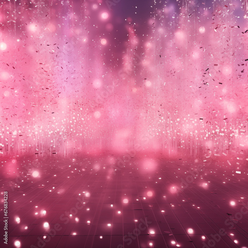abstract blurred pink background of light bokeh © Daisy