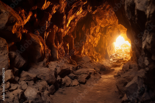 Obraz na płótnie Cave to hell