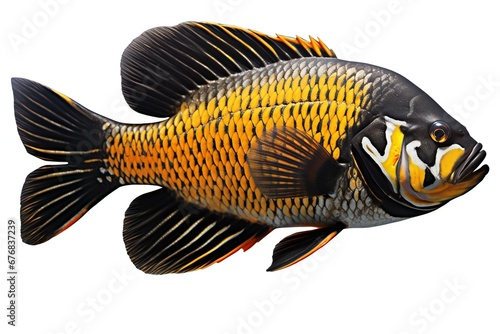 A tropical fish isolated on white background © Nguyen