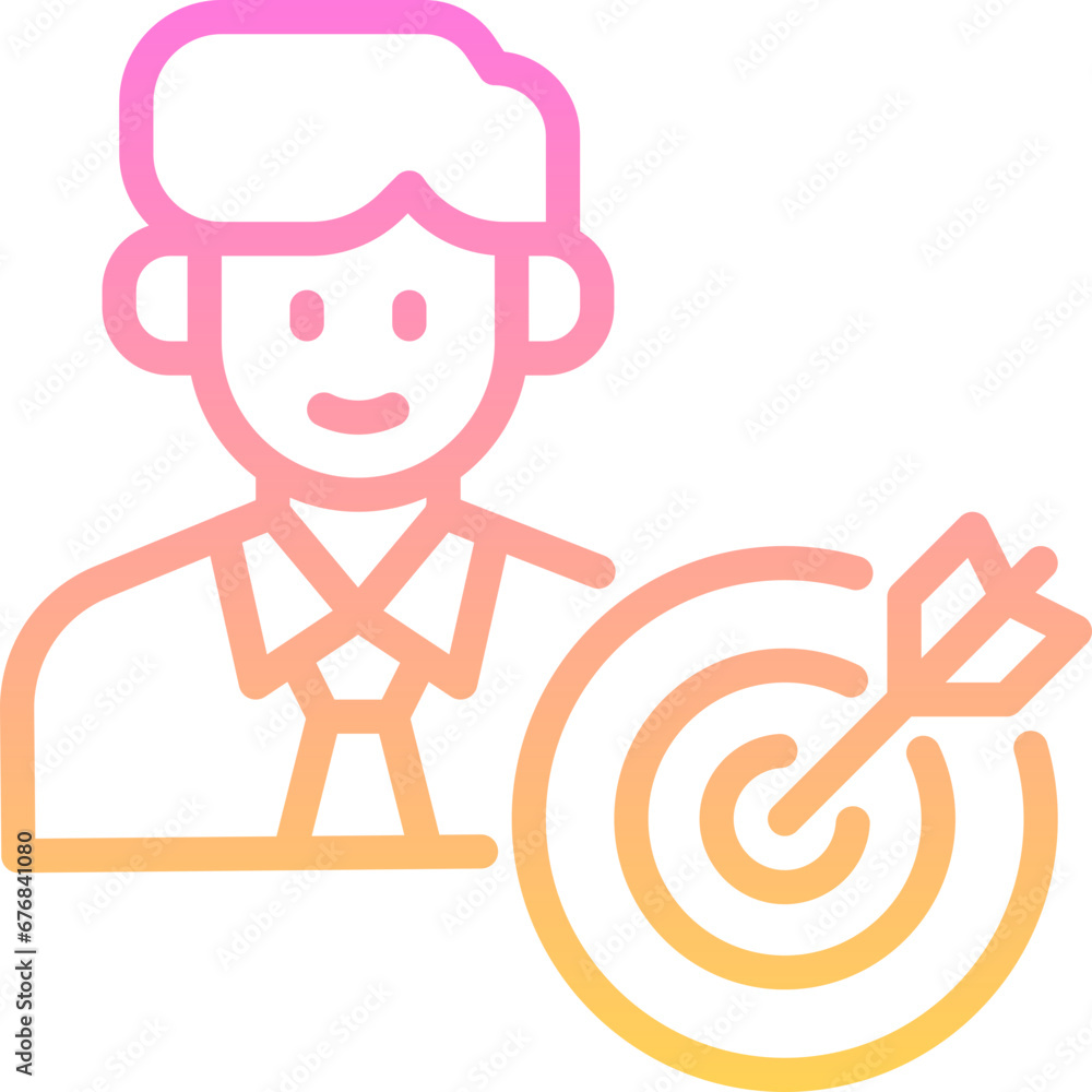 Employee Target Icon Employee Target Icon