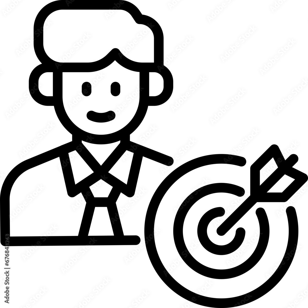 Employee Target Icon Employee Target Icon