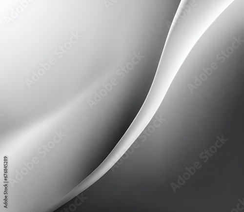 Abstract gradient smooth white to light black background image