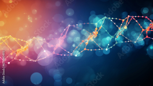 dna molecule background for scientific research and genetics projects