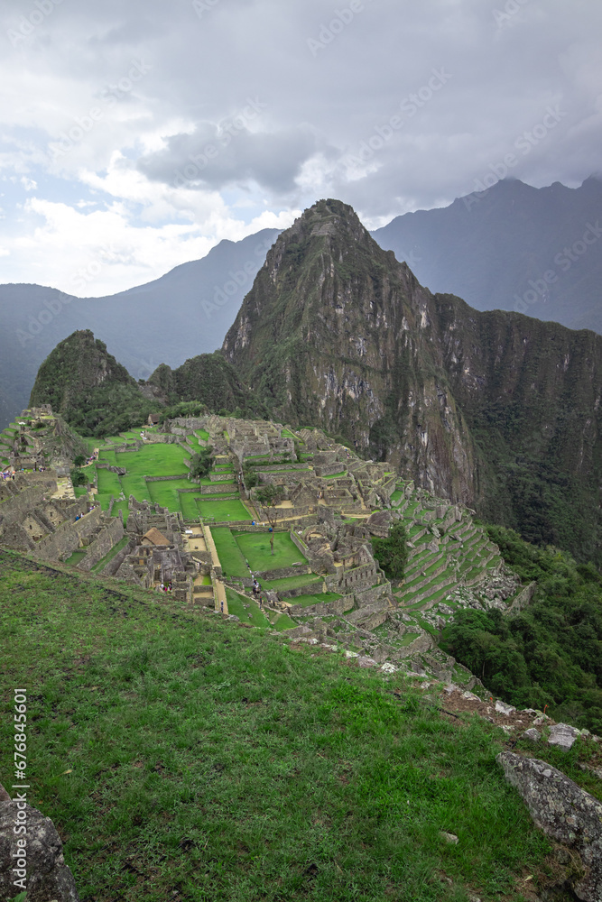 Ruínas da cidade inca de Machu Picchu, Peru