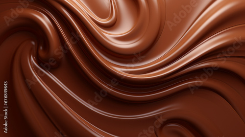 Chocolate swirl background. Savoury background.