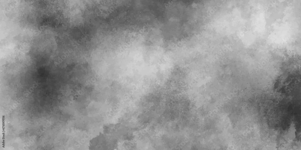 Abstract texture of black and white brush painted aquarelle silver ink effect white watercolor,marble texture background Old grunge textures design .cement wall texture .
