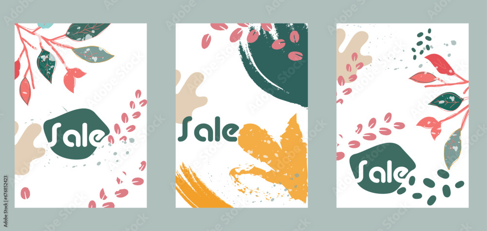 Sale banner template for social media posts, mobile apps, banners design, web or internet ads. Trendy abstract square template Sale banner template for social media posts, mobile apps, banners design, web or internet ads. Trendy abstract square template