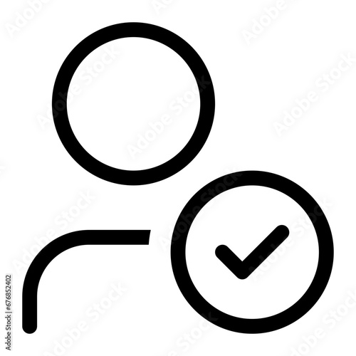 User Tick Circle