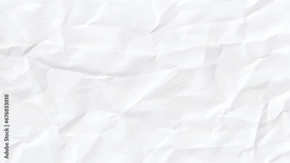 Grunge wrinkled white color paper textured background with copy space Grunge wrinkled white color paper textured background with copy space