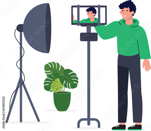 Male Vlogger