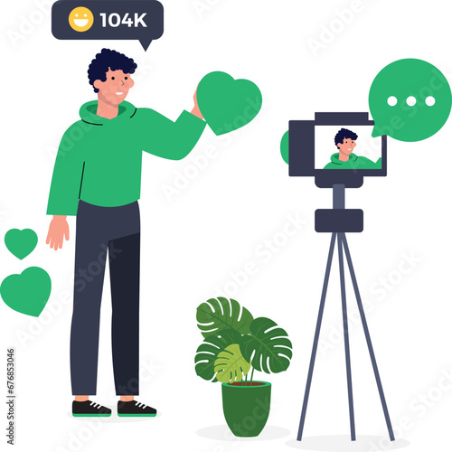 Male Vlogger