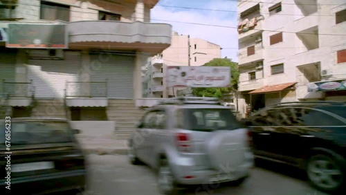 Streets of Damaskus, from the window of the car