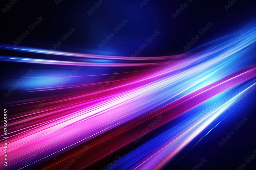 Abstract background with glowing lines in blue and pink colors. Abstract background with glowing lines in blue and pink colors.
