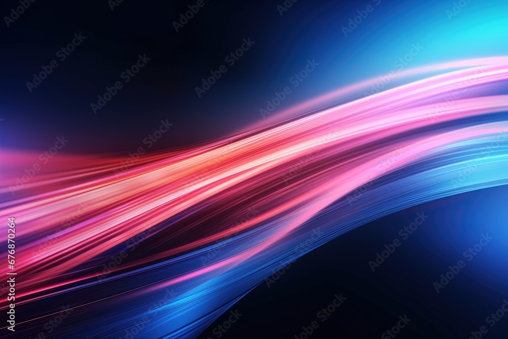 Abstract background with glowing lines in blue and pink colors. Abstract background with glowing lines in blue and pink colors.