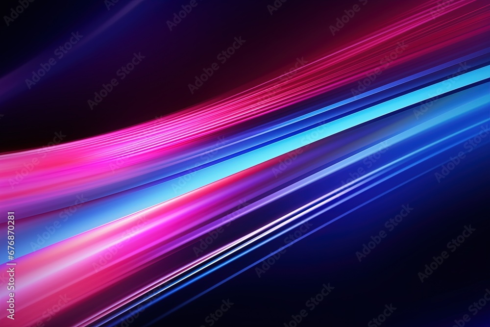 Abstract background with glowing lines in blue and pink colors. Abstract background with glowing lines in blue and pink colors.
