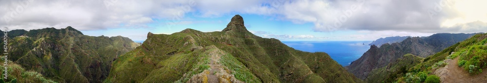 Roque de Taborno panoramic view, Tenerife, Canaries, Spain