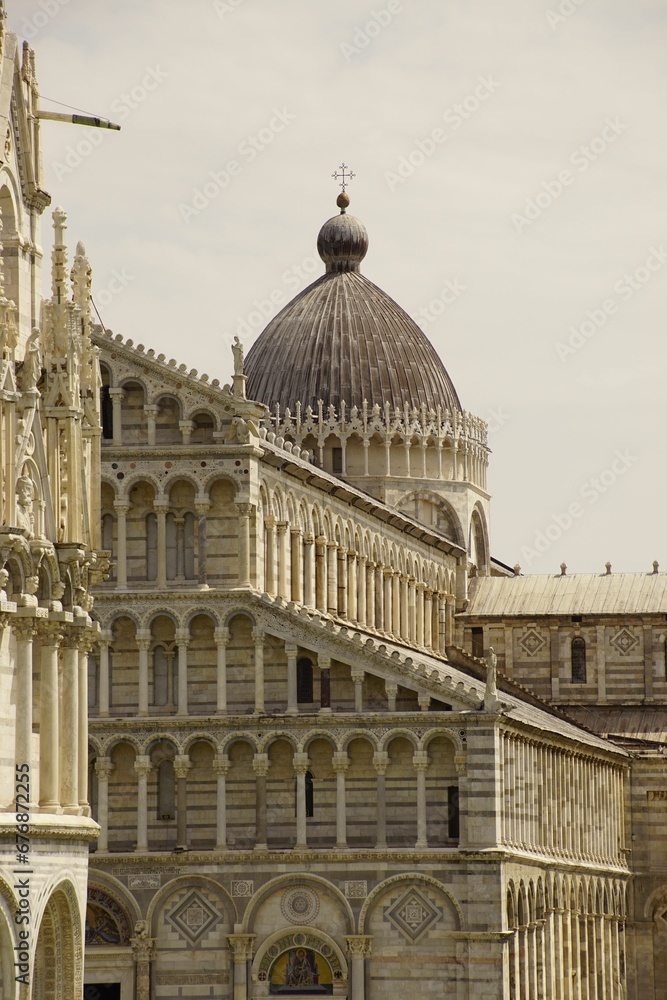 Historic architecture of Pisa, Italy
