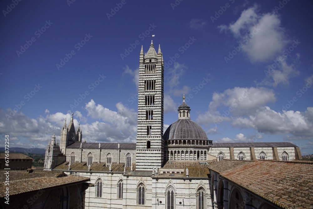 Historic architecture of Sienna, Italy