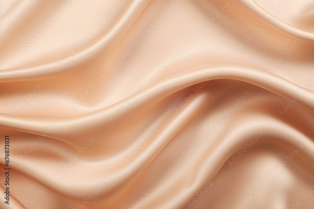 Beautiful smooth elegant wavy beige / light brown satin silk luxury cloth fabric texture, abstract background design. Copy space. Card or banner Beautiful smooth elegant wavy beige / light brown satin silk luxury cloth fabric texture, abstract background design. Copy space. Card or banner