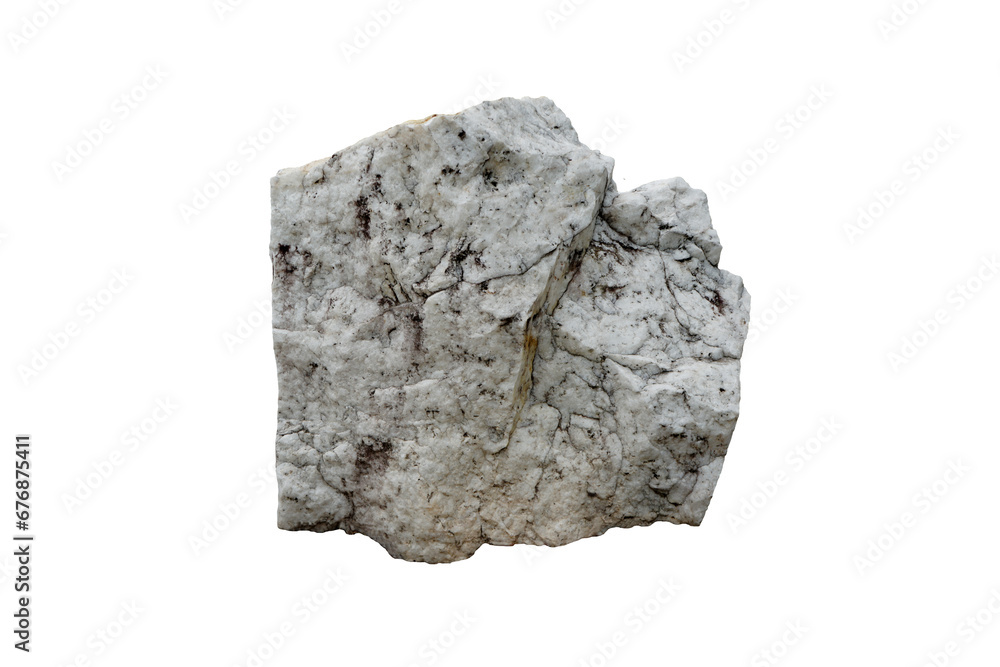 Raw white quartz rock stone isolated on white background. Mineral rock that support the economy and industry. Raw white quartz rock stone isolated on white background. Mineral rock that support the economy and industry.
